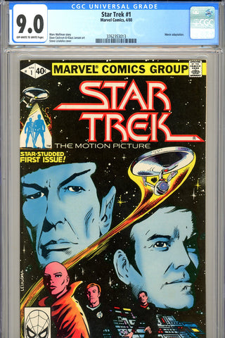 Star Trek #1 CGC graded 9.0 - movie adaptation - 1980 - SOLD!