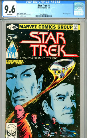 Star Trek #1 CGC graded 9.6 - movie adaptation - 1980