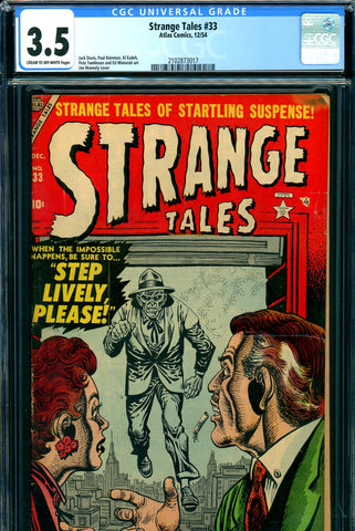Strange Tales #033 CGC 3.5 - Joe Maneely cover - SOLD!
