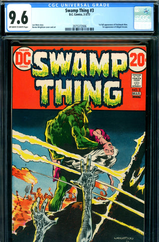 Swamp Thing #03 CGC graded 9.6 - first Patchwork Man SOLD!
