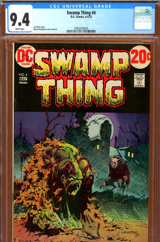 Swamp Thing #04 CGC graded 9.4  Wrightson cover/art - SOLD!