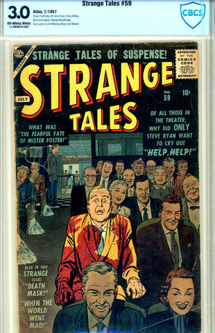 Strange Tales #059 CBCS graded 3.0 (1957) SOLD!