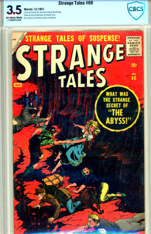Strange Tales #060 CBCS graded 3.5 (1957) SOLD!