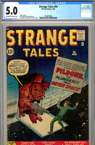 Strange Tales #094 CGC 5.0 - Pildorr, the Plunderer - SOLD!