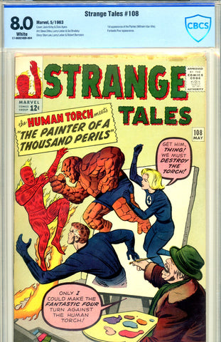 Strange Tales #108 CBCS graded 8.0 white pages - SOLD!