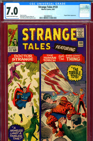 Strange Tales #133 CGC graded 7.0  Puppet Master appearance - SOLD!