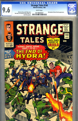 Strange Tales #140   CGC graded 9.6 - white pages - SOLD!