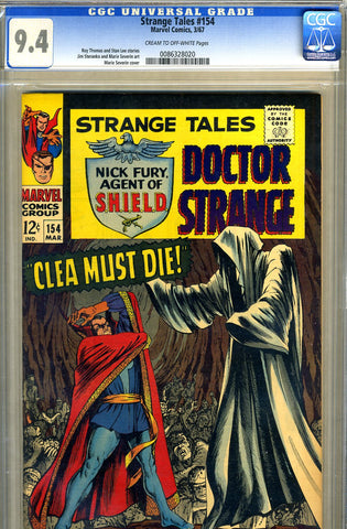 Strange Tales #154   CGC graded 9.4 - SOLD