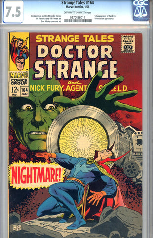 Strange Tales #164  CGC graded 7.5 SOLD!