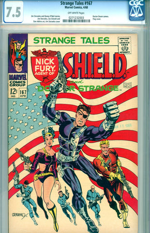 Strange Tales #167  CGC graded 7.5 - SOLD!