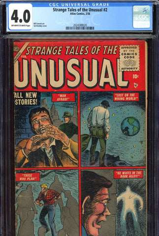 Strange Tales of the Unusual #2 CGC graded 4.0 - SOLD!