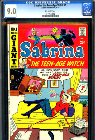 Sabrina The Teen-Age Witch #1 CGC graded 9.0 - scarce in high grades - SOLD!