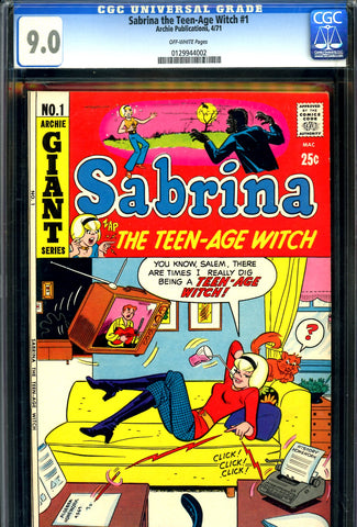 Sabrina The Teen-Age Witch #1 CGC graded 9.0 - scarce in high grades