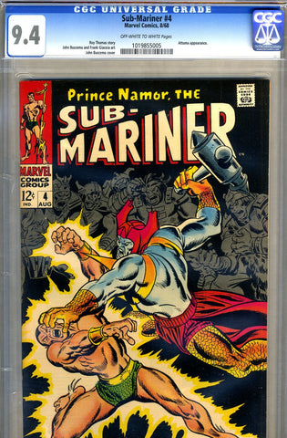 Sub-Mariner #04   CGC graded 9.4 - SOLD