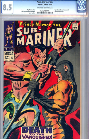 Sub-Mariner #06  CGC graded 8.5 - SOLD!
