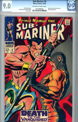 Sub-Mariner #06  CGC graded 9.0 - SOLD!