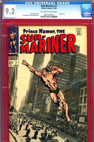 Sub-Mariner #07 CGC graded 9.2 - third appearance of Tiger Shark - SOLD!