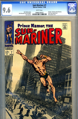 Sub-Mariner #07   CGC graded 9.6 - white pages - SOLD!