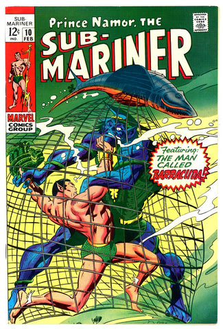 Sub-Mariner #10   VF/NEAR MINT   1969