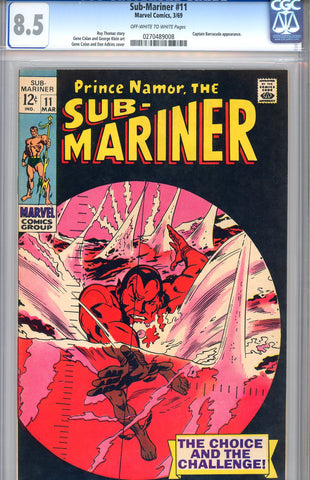 Sub-Mariner #11  CGC graded 8.5 SOLD!