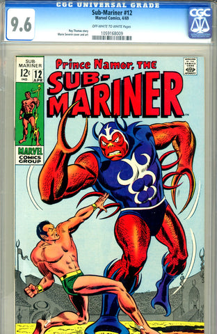 Sub-Mariner #12   CGC graded 9.6 - SOLD!