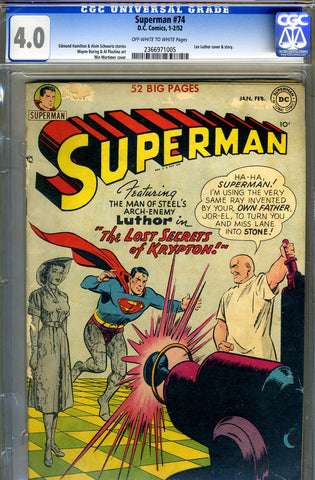 Superman #74   CGC graded 4.0 - SOLD!