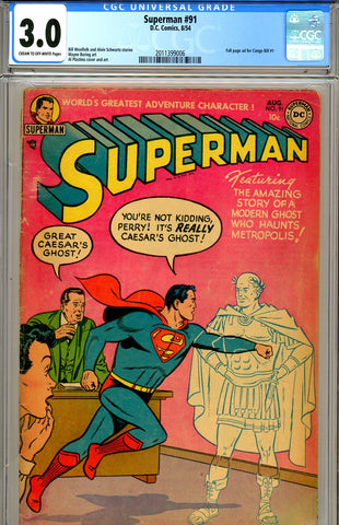 Superman #091 CGC graded 3.0 SOLD!