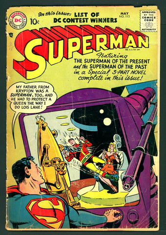 Superman #113   GOOD   1957