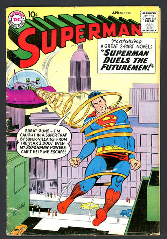 Superman #128   VERY GOOD+   1959
