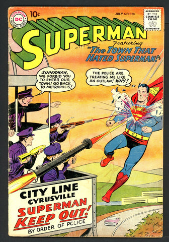 Superman #130   INCOMPLETE   1959