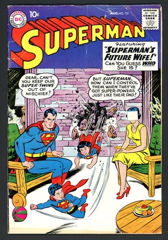 Superman #131   VERY GOOD+   1959