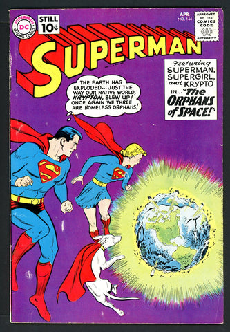 Superman #144   FINE   1961