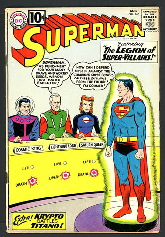 Superman #147   G/VERY GOOD   1961