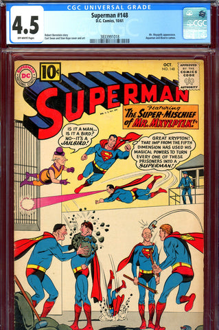Superman #148 CGC graded 4.5 Swan/Kaye cover/art - SOLD!