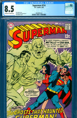 Superman #214 CGC graded 8.5 - Neal Adams cover