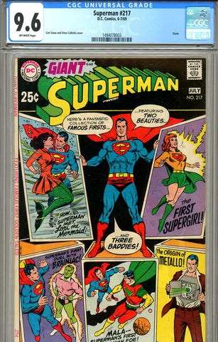 Superman #217 CGC graded 9.6 Giant - SOLD!