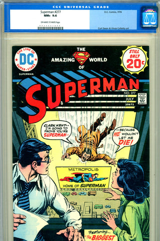 Superman #277 CGC graded 9.6 - Nick Cardy cover - SOLD!