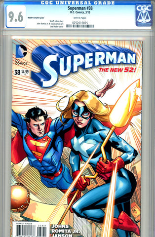 Superman #38  CGC graded 9.6 - Moder Variant Cover SOLD!