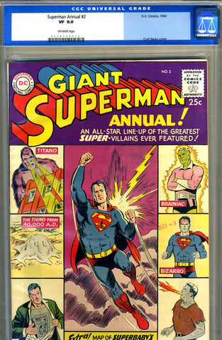 Superman Annual #2   CGC graded 8.0 - SOLD
