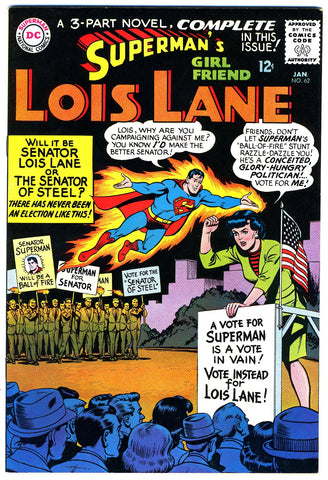 Superman's GF, Lois Lane #62   NEAR MINT-   1966