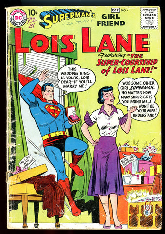 Superman's GF, Lois Lane #04  G/VERY GOOD   1958