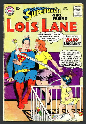Superman's GF, Lois Lane #10   VERY GOOD   1959