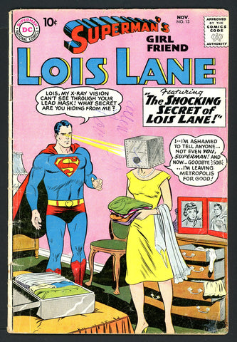 Superman's GF, Lois Lane #13   VERY GOOD+   1959
