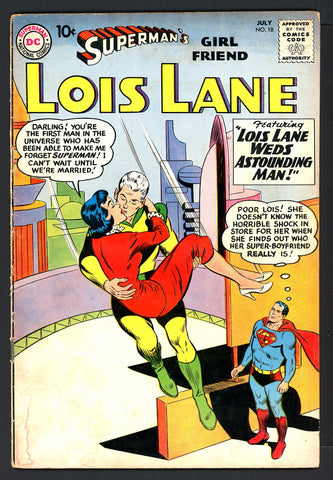 Superman's GF, Lois Lane #18   VERY GOOD+   1960