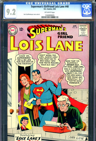Superman's Girlfriend, Lois Lane #40 CGC graded 9.2 Superman cover - SOLD!
