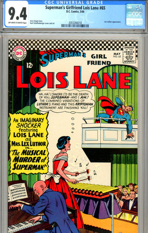 Superman's Girlfriend, Lois Lane #065 CGC graded 9.4 - SOLD!
