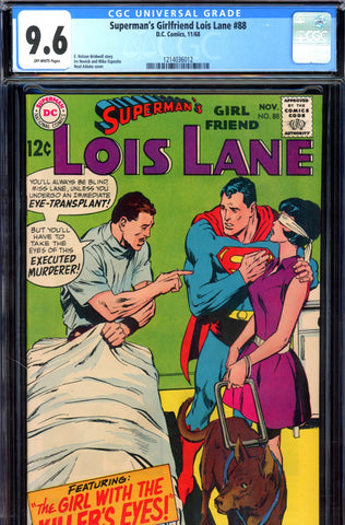 Superman's Girlfriend, Lois Lane #088 CGC graded 9.6 - SOLD!