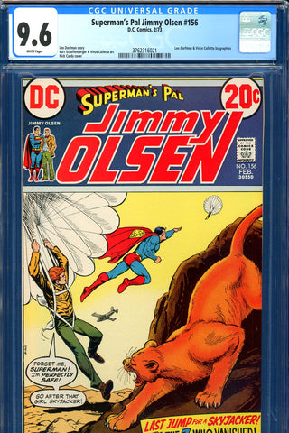 Superman's Pal, Jimmy Olsen #156 CGC graded 9.6 - SOLD!