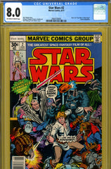 Star Wars #02 CGC graded 8.0 - first Han Solo, Chewbacca and more