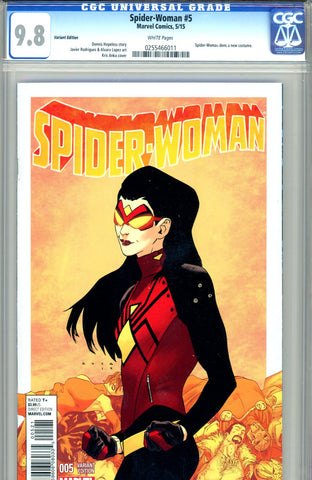 Spider-Woman #5  CGC graded 9.8  Variant Ed  HG SOLD!